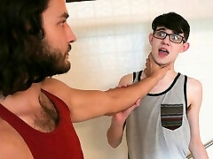 Young Nerdy Twunk Stepbrother Family Fucked By Cub Stepbro