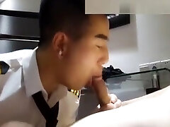 chinese moneyboy fellatio in uniform-Gay90.xyz