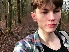 Extraordinaire TEEN Stud CAMPING into the FOREST FOR Jerking OFF & CUM AS VULCANO