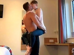 Daddy Bareback Punishes his Naughty Teenager Boy