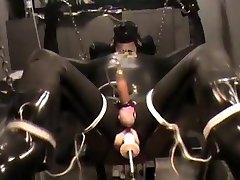 machine romped & milked to AGONORGASMOS, then pounded greater quantity!