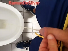 Master Ramon urinates horny after sport