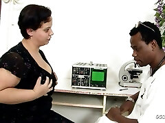 Fat and Chubby Mature tempt Big Black Cock to Bi-racial Sex