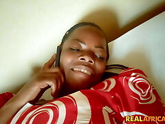 Horny African Tantine Calling Her Nigerian Big Manmeat Toyboy