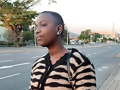 Wondrous black woman fucking her BBC paramour after she came from work