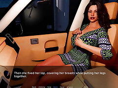 un duetto di coppia di amore e lussuria #11-nat ha preso in giro eather per tutto il tempo in macchina ... eathen scopata nat nel vialetto e un s