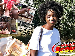 GERMAN SCOUT - EBONY MILF ZAAWAADI, PUBLIC PICKUP SEX FOR Cash