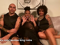 Inked ebony and knocked up babes get fingered and ate by a lucky stud Inked ebony and knocked up babes get fingered and ate by a lucky stud