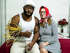 grandma gets deep arse fucked by an electrician grandma gets deep arse fucked by an electrician