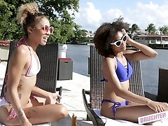 Lusty Nia Nixon decides to exchange her Beau with a neighbor during steamy swinger fuck