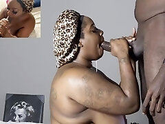 SEXY Ebony BBW DIAMOND SHEDS TEARS Gasping ON BBC TIL IT BUSTS