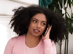 Foxy black Hadiya Honey bends over to be plumbed in doggystyle Foxy black Hadiya Honey bends over to be plumbed in doggystyle