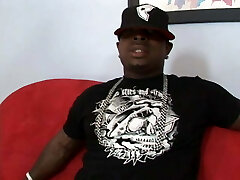 Hairless black man drills ebony hottie with cat massages tattoo on her tits