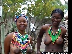 African Ebony Teen GFs!