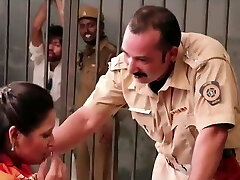 Indian Bhabhi Blackmailed By Police To Pull Out Her Husband