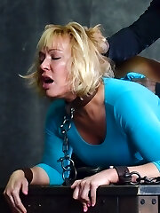 Mellanie Monroe is a pipe sucking champion. We aim to put that title, and the mouth that earned it, to the test. We have 10 inches of BBC on hand to shovel her limits to the absolute max. Both ends of her are going to be used, she will be stimulated and cracked, and she will cum until she barely knows where she is. It is all Bondage and Tough Sex at Sexually Broken. As much as Mellanie can handle.