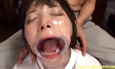 Asian Deepthroat Porn - Amazing free deep throat chinese porn video!