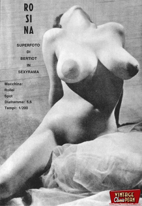 Vintage Torpedo Tits - Big breasted vintage girls