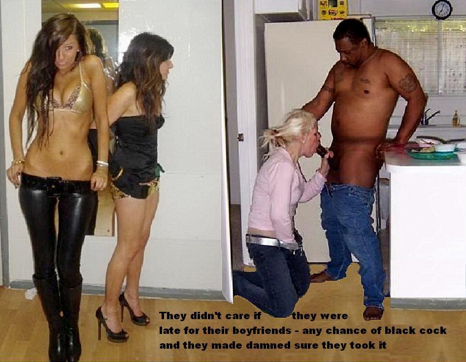 Black girls love white cock