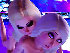 Blondes and psychedelic sex Part 2 eng und jung - Animation