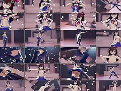 süßes teen in sexy rock tanzen muschi zeigen allmähliches ausziehen 3d hentai