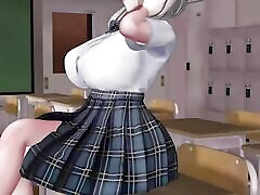 Hard Fucking Huge Tits deshi seksi video in Classroom