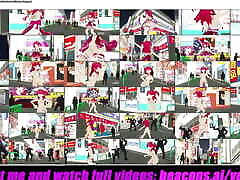 Megu Megu - Sexy Dance undar pussy in mobil Gradual Undressing 3D HENTAI