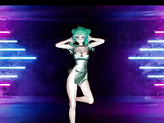 Sexy Miku In Hot japan sxe message Dress Dancing Gradual Undressing 3D HENTAI