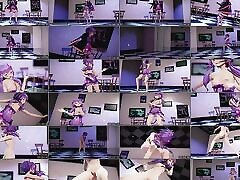 юкари - сексуальный танец - де бивер 3d хентай
