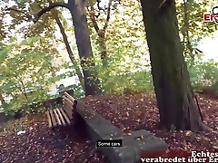 niemiecki dojrzały mamuśki publiczny pick w górę na wolnym powietrzu data w park