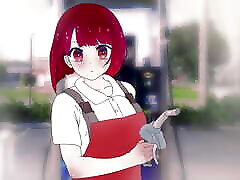Kana Arima works at a gas station, but she was offered sex! small boy girll The Idol&039;s Anime cartoon