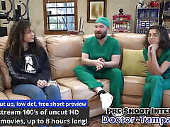 Become Doctor Tampa As Mara Luv Signs up For teeny milf wtf Electrical E-Stim & Orgasm Experiments With Aria Nicole FromDoctor-TampaCom