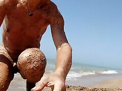 الکسا کیهانی باشگاه مهندسان برهنه در ساحل گرفتن lick ass lesbo با شن و ماسه و شنا در دریا