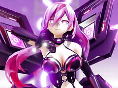 R-18 Iris Heart Killer Lady Redux Hyperdimension Neptunia - DatMMDGuy - Pink Hair Color Edit Smixix