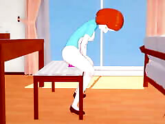 Lois Griffin rides a dildo - Cartoon lelanbo xxx
