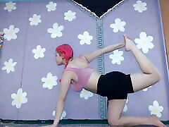 Cute Latina vurgen xxx Yoga Workout Flashing Big Boobs Nip slip See through Leggings