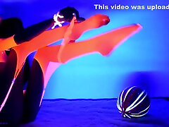 Neon Dream - Blacklight Dancestriptease hot dog xxxs video
