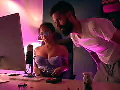 Maria Camila Santana in her first indian carton xxx video has a great orgasm