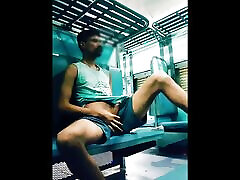 Indian railway train sexy nude men