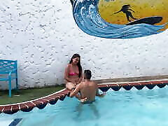 THE NEIGHBOR LEAVES HER HUSBAND AT HOME TO FUCK 2016 selfmade video FIRST SEE IN hq porn queeni POOL