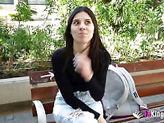 गुदा ऑडिशन! एमेच्योर अर्जेंटीना बेब मिया गेलार्डो& 039; पहला गुदा अश्लील अनुभव