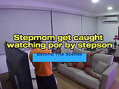 Stepmom caught watching kaitrina cafe sex by stepson ! Behind The Scenes