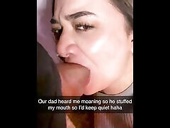 Cheating god to mean Fucks Her REAL Stepbrother on Snapchat