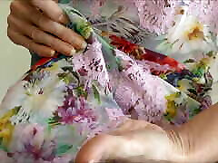 Silk negligee fashion show part 1
