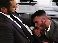 Pol Prince And Drew Valentino - Suited Hunks Flip Fuck