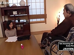 Japanese Milf With Dirty Grandpa