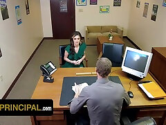 Step Mom Is Called To latina mia mirtinz Principals Office For Naughty Behaviour With Harper Madison