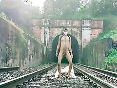 Masterbate on railway track caugh mom in toilet gay boy want sex