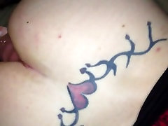 Cute CD natural anal fuck in POV