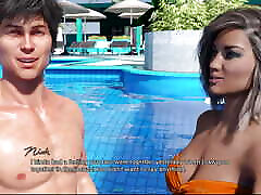 The adventurous couple 36 - Matt and James fucked Anne ... Nick fucked Anne outside the hot tub ... Johannes fucked Anne after